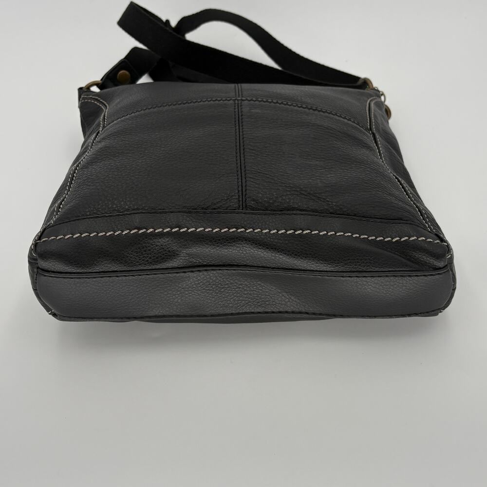 The Sak Silverlake Black Leather Crossbody Bag Contrast Stitch Boho - Picture 14 of 17